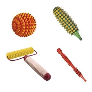 Acupressure Wooden Jimmy-Hand and Foot Roller Massager-Wooden Karela-Wooden Ball