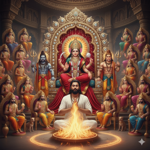 श्रीं एश्वर्याम कल्पान्त दुर्गासप्तसती बीज मंत्र रहस्यम एवं साधना एवं मानस पूजन 2025 Part 2 - Image 4