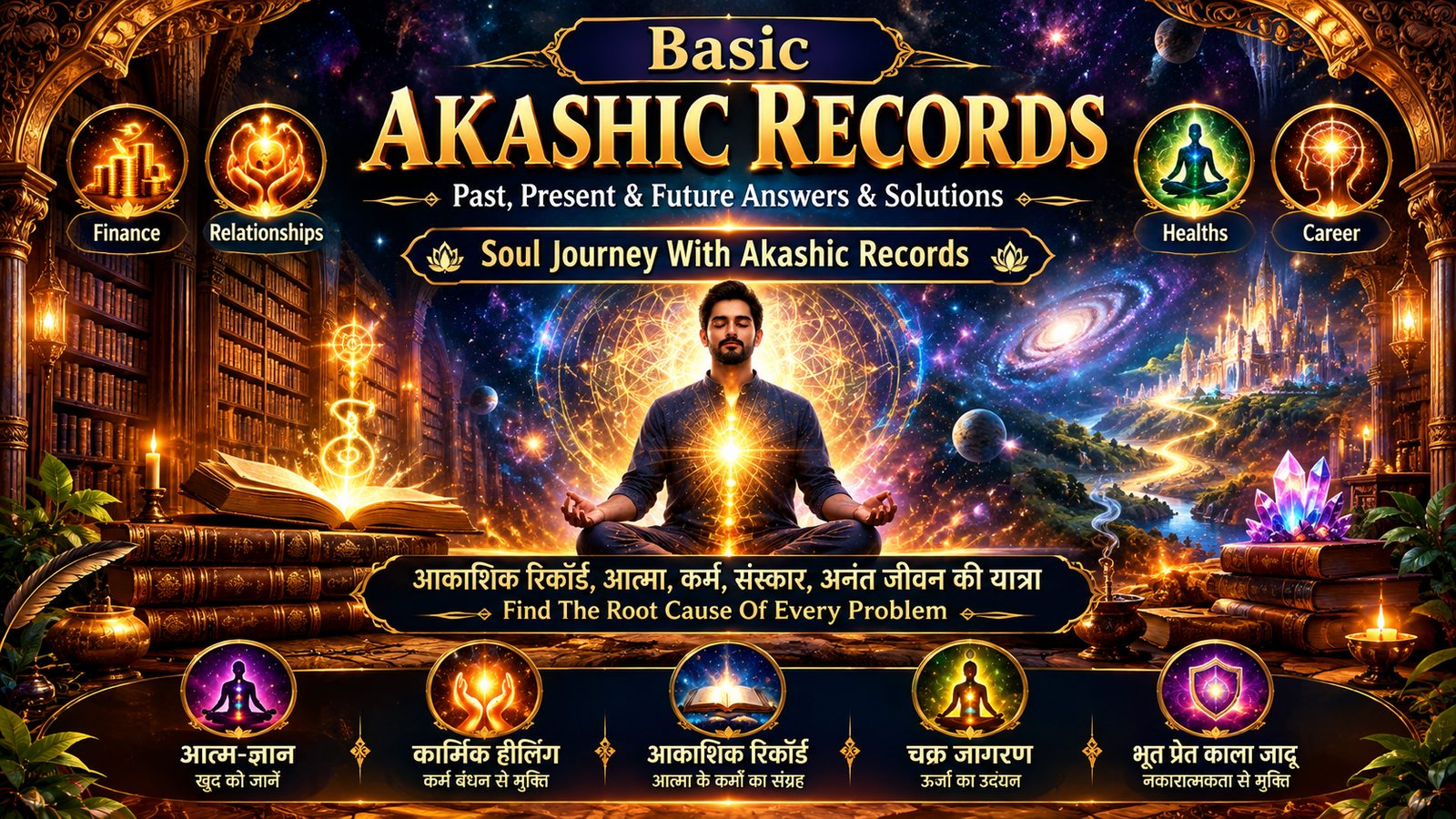 Akashic Records-21 दिवसीय बेसिक आकाशीय रिकॉर्ड साधना प्रशिक्षण | स्वामी जगतेश्वर आनंद
