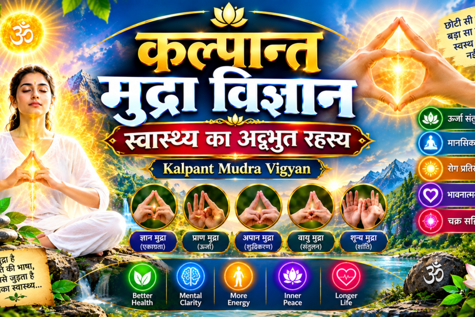 kalpant hast mudra vigyan | कल्पांत हस्त मुद्रा विज्ञान स्वास्थ्य का अद्भुत रहस्य
