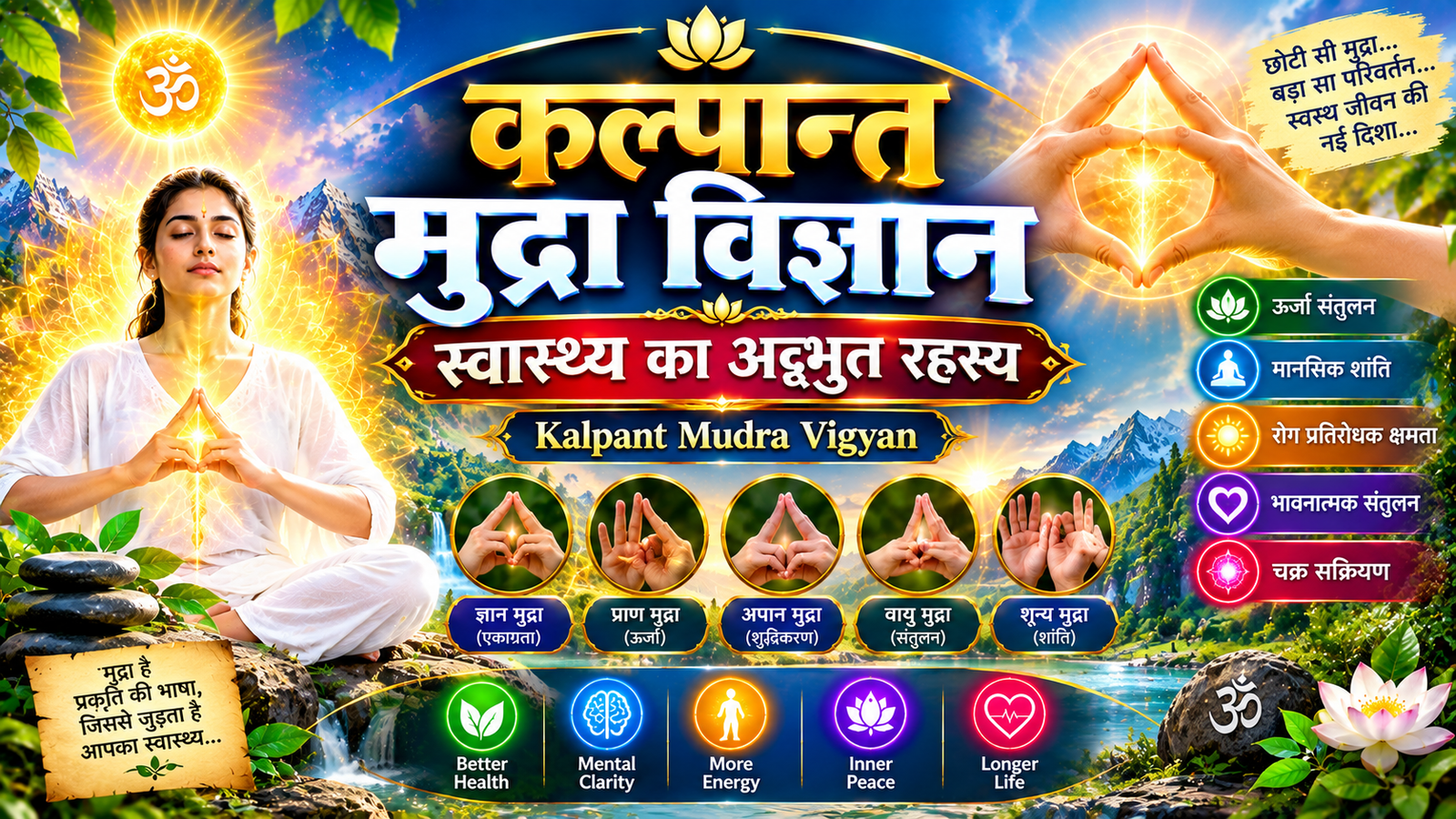 kalpant hast mudra vigyan | कल्पांत हस्त मुद्रा विज्ञान स्वास्थ्य का अद्भुत रहस्य