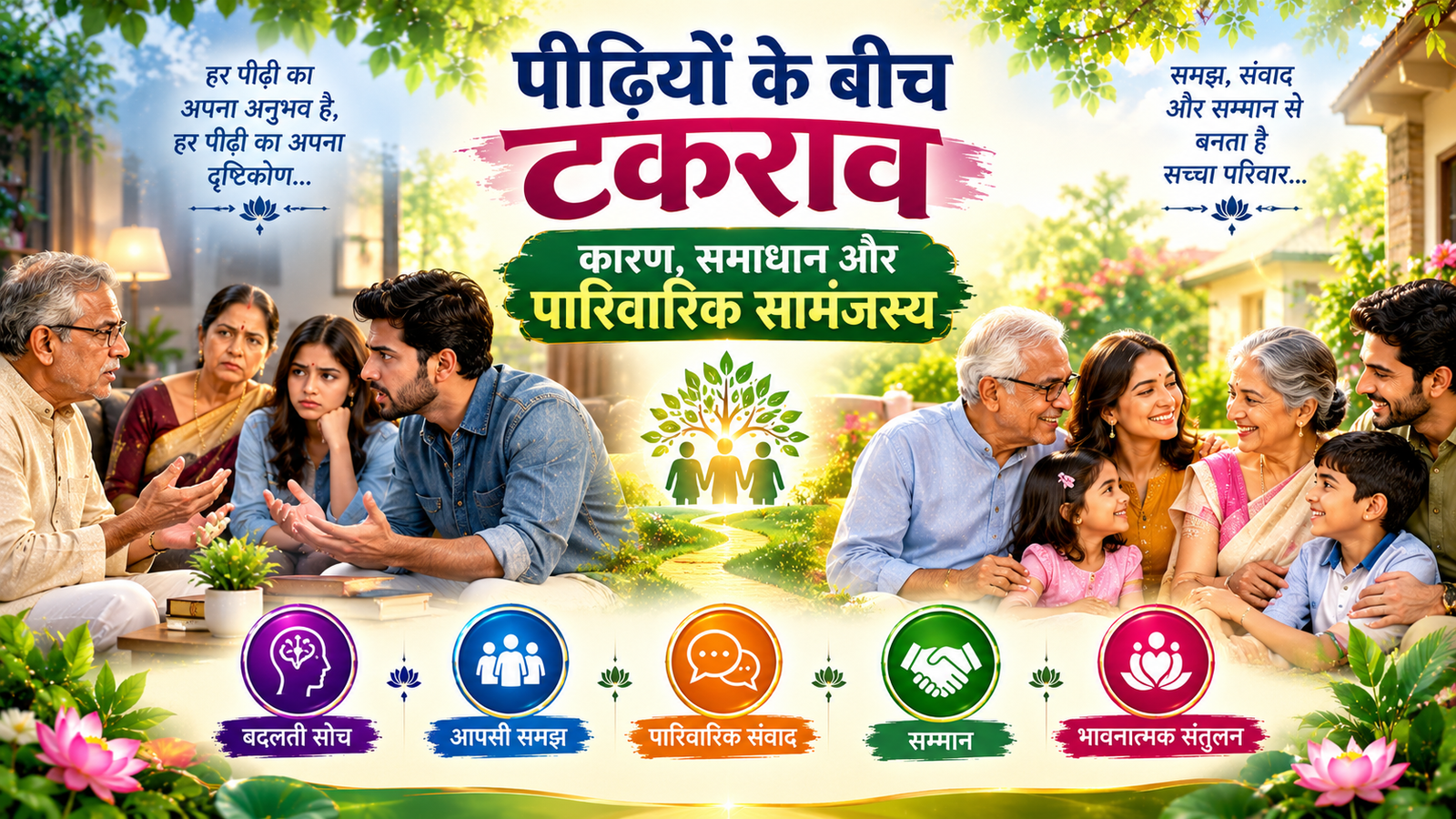 पीढ़ियों के बीच टकराव