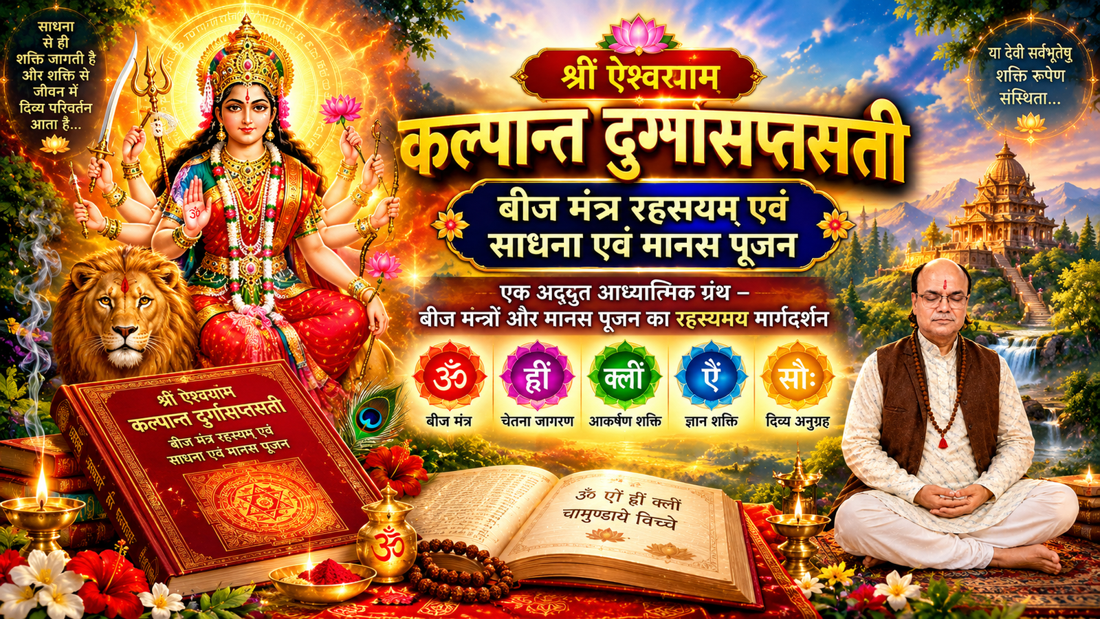 श्रीं एश्वर्याम कल्पान्त दुर्गासप्तसती बीज मंत्र रहस्यम एवं साधना