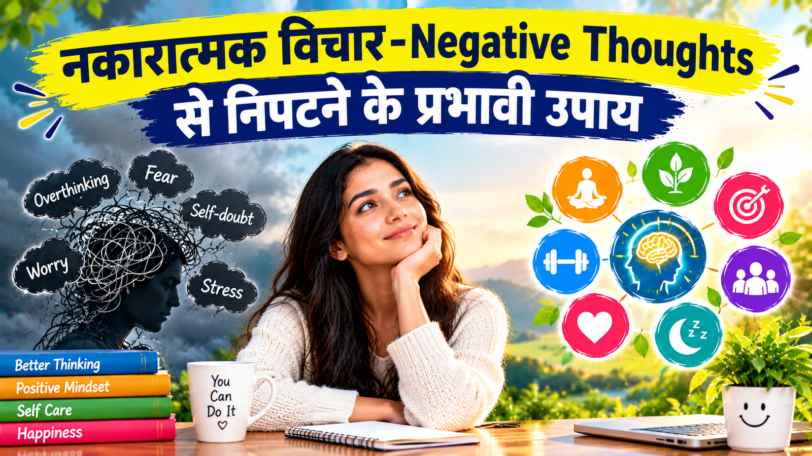 नकारात्मक विचार-negative thoughts 1 नकारात्मक विचार-negative thoughts नकारात्मक विचार-Negative Thoughts को समझने और उनसे निपटने के व्यावहारिक उपाय
