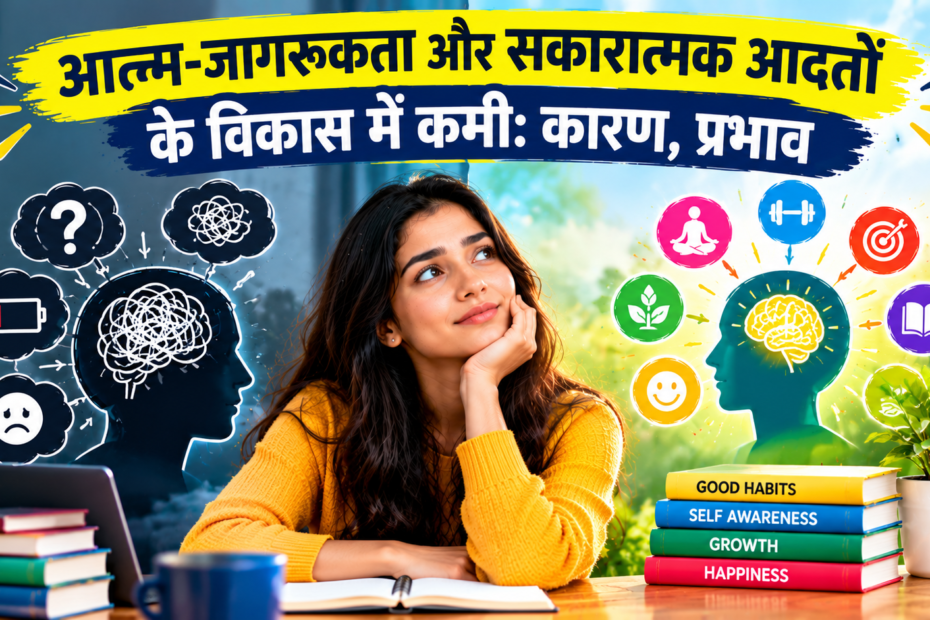 आत्म-जागरूकता और सकारात्मक आदतों के विकास में कमी-aatm-jagrukta-sakaratmak-aadatein
