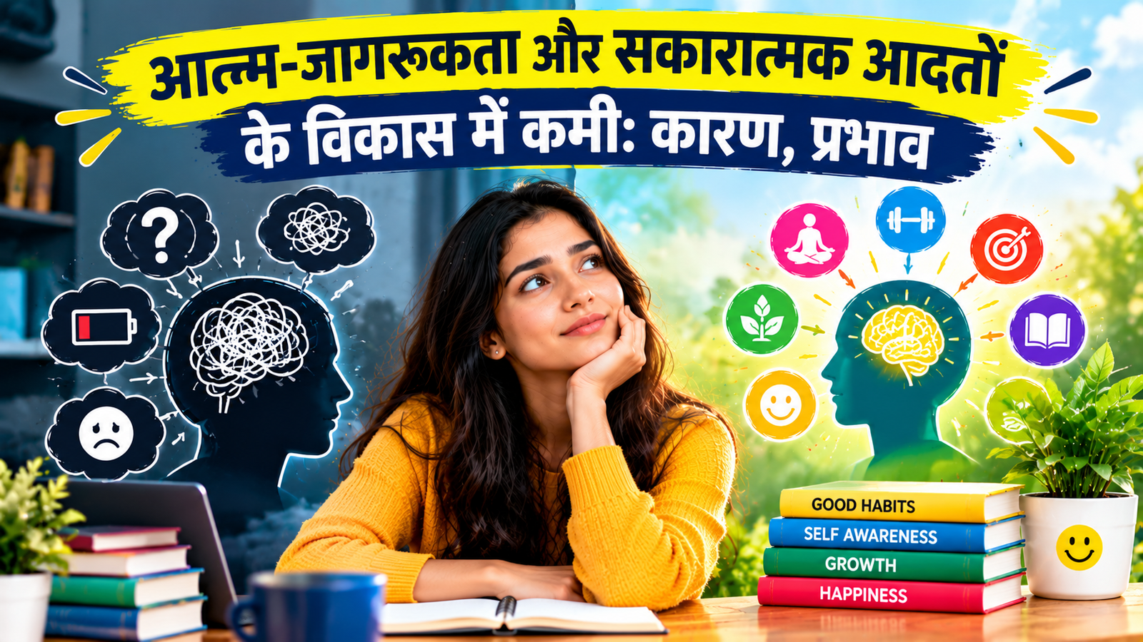 आत्म-जागरूकता और सकारात्मक आदतों के विकास में कमी-aatm-jagrukta-sakaratmak-aadatein