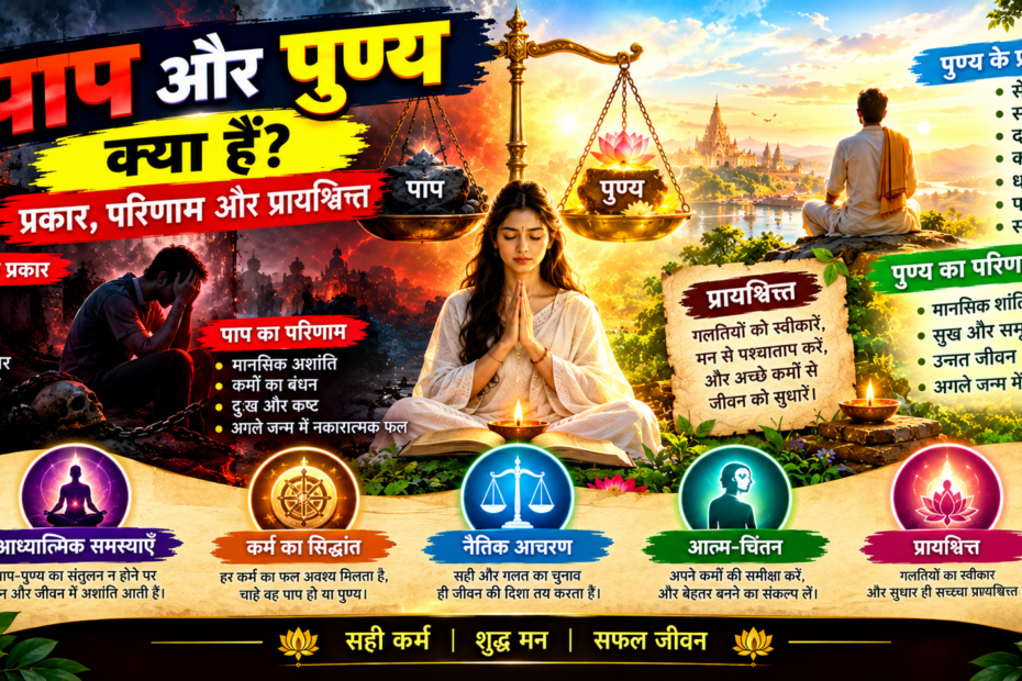 Paap Aur Punya: पाप-पुण्य, प्रकार और प्रायश्चित्त