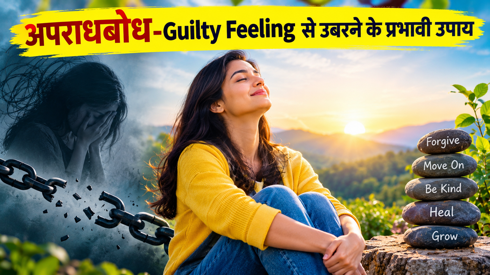 अपराधबोध-Guilty Feeling के कारण, लक्षण और इससे उबरने के व्यावहारिक उपाय