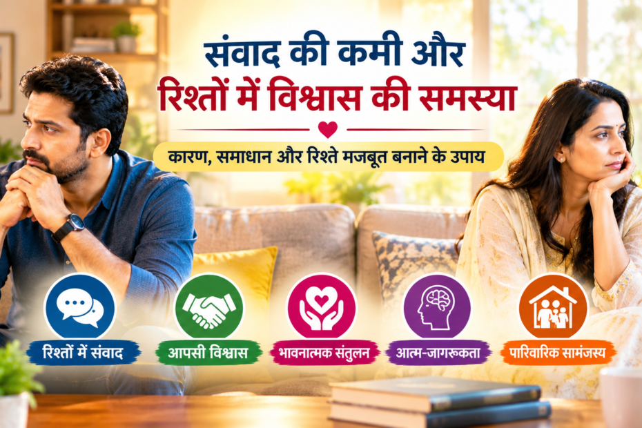 संवाद की कमी और रिश्तों में विश्वास की समस्या