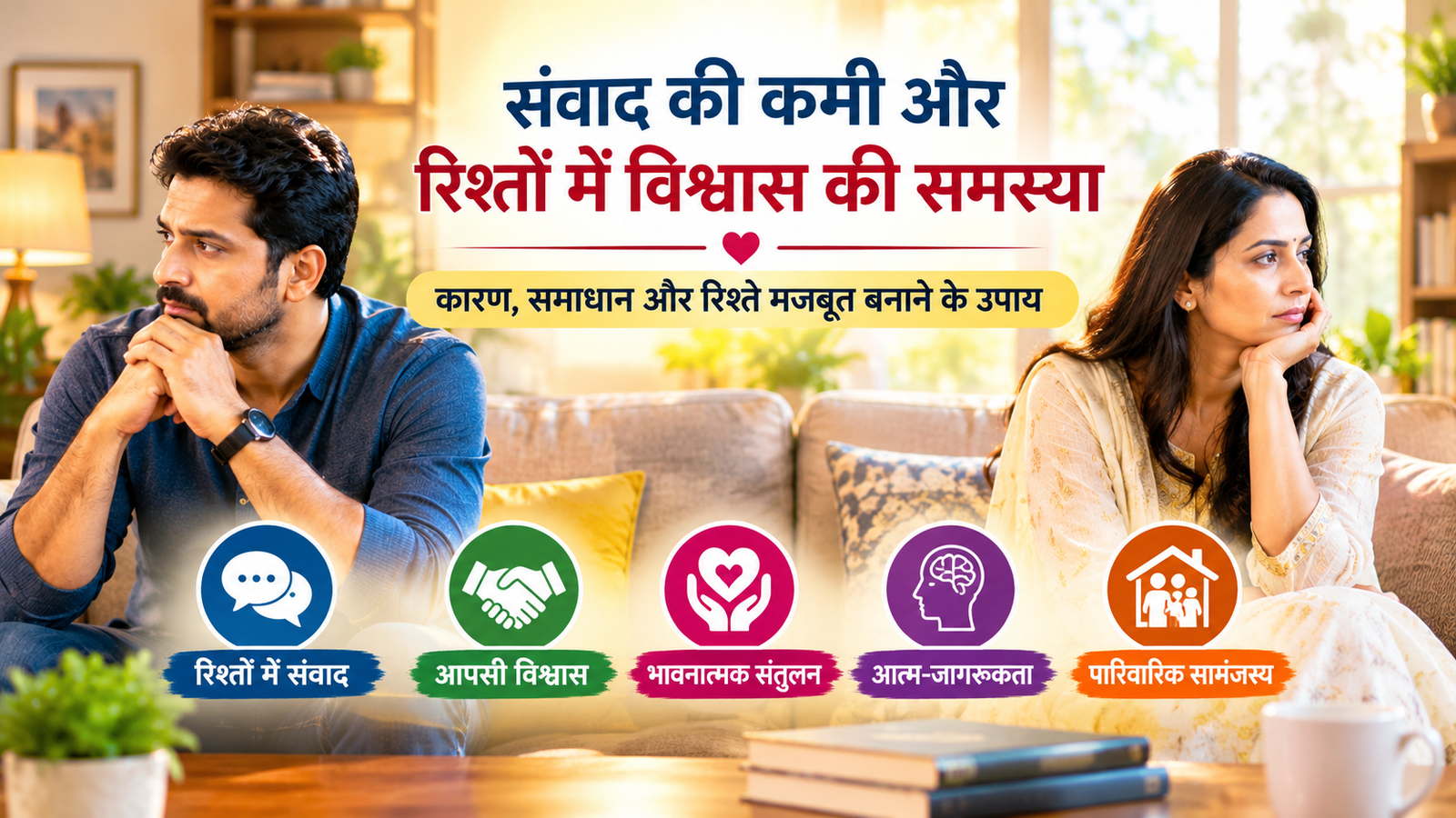 संवाद की कमी और रिश्तों में विश्वास की समस्या