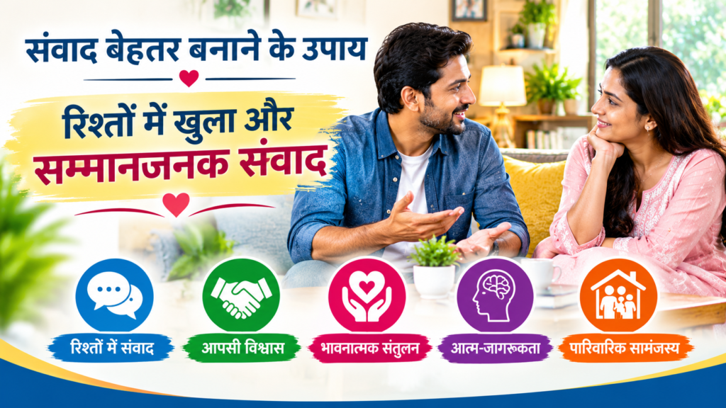 रिश्तों में संवाद और आपसी समझ बढ़ाने के उपाय